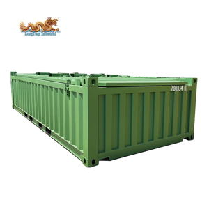 Cubierta de tapa de acero de media altura de 20 pies, piso de acero de 6mm, contenedor de envío superior abierto duro a la venta - Product Image 2