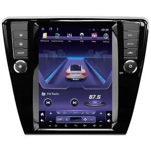 ANDROID TESLA Pour Skoda Octavia 3 A7 2013 - 2018 android radio de voiture stéréo Lecteur DVD De Voiture Vidéo audio android lecteur