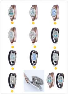 Energinox correa de reloj Rectangular ajustable curación de acero inoxidable Aroma Perfume aromaterapia aceite esencial difusor pulsera - Product Image 6