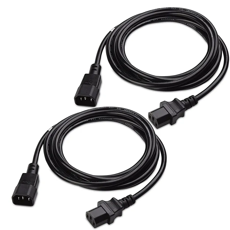 Power Extension Cord cable Eu European Usa C13 To C14 Male And Female Ac Power Cord For Computer