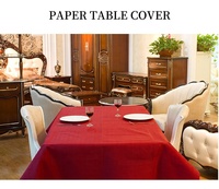 Xiangsheng nappe imperméable jetable papier matériel taille personnalisée pour la fête de mariage pique-nique Restaurant carré blanc