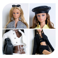 XIANXIAN - Juego de Regalo de Muñeca Supermodelo con Ropa de Punto de Algodón Ecológico para Celebraciones de Aniversario
