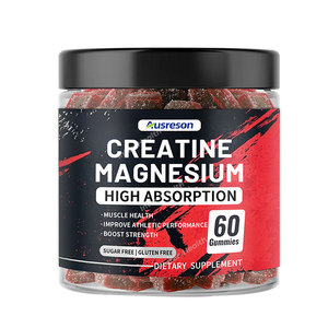 OEM ハラール認証 バルク クレアチン + マグネシウム + 電解質 クレアチン グミ シュガーフリー 5000mg スポーツサプリメント クレアチン マグネシウム グミ - Product Image 2