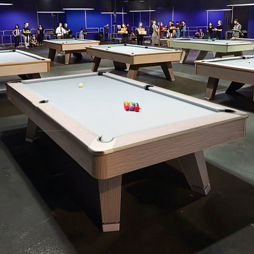 Professional Home 9ft Slate Pool Table with 2.5cm Marble Black Slab ...
