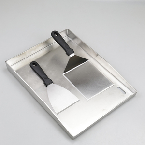 Plancha Premium para Asar, Espátula de Acero Inoxidable, Tamaño Universal, Sartén para Parrillas de Carbón y Gas - Product Image 6