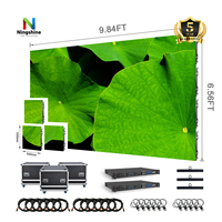 Écran LED d'intérieur 500x500mm pour événements, location de mur vidéo LED P2.6 P2.9 P3.9, installation facile, affichage en arc