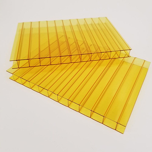 Anti-ultraviolet anti-fog Clear twinwall Polycarbonate Sheet plastic polycarbonate for Greenhouse