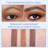 Crème pour sourcils 3D, modelage des sourcils, longue tenue, imperméable, haute pigmentation, tenue 24H, fini mat naturel pour sourcils clairsemés