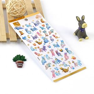 Kid DIY Stickers Sheets <b>Bulk</b> Decoration <b>Phone</b> Case Scrapbook Exquisite Bronzing Mini Party Favor Small 3D Sticker - Product Image 6