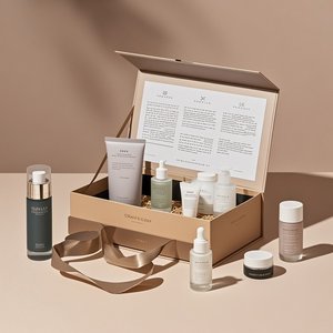 Boîte personnalisée rouge à lèvres ensemble cadeau boîtes de maquillage cosmétique anniversaire bébé Ramadan rose bleu boîte cadeau de mariage - Product Image 1