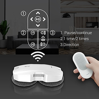Robot de nettoyage de fenêtres électrique entièrement automatique, moteur sans balais, navigation intelligente, télécommande 2.4G, démarrage à une touche