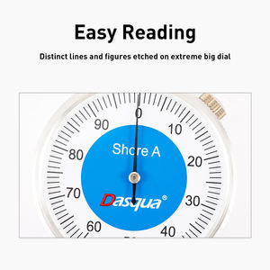 Dasqua taşınabilir kauçuk sertlik test cihazı <span class=keywords><strong>Shore</strong></span> A Durometer 0-100HA deri sertlik test cihazı Durometro - Product Image 3