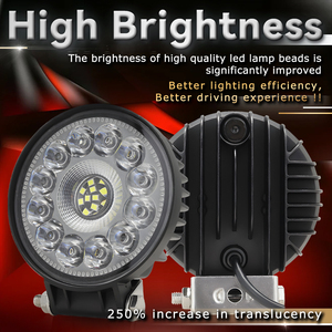 Nueva Barra de Luces LED de Trabajo de 4 Pulgadas 4x4, 6000K, Faros Antiniebla de 40W, Impermeables para Vehículos Todoterreno, Ajuste Universal, 2 Años de Garantía - Product Image 2