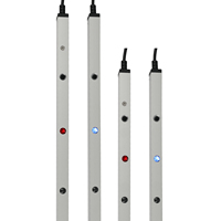 1000mm 8 faisceaux IP67 rideau de lumière de sécurité à cellule photoélectrique avec CL10-8L de capteur infrarouge actif de sécurité à forte résistance à la lumière