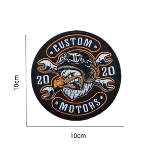 ผ้าปักลายหัวนกอินทรีวินเทจอินเดียผ้าปักลายหัวนกอินทรีวินเทจแบบอเมริกันตราสปอร์ตคลับรถจักรยานยนต์ - Product Image 5