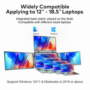 Estación de trabajo móvil Fopo, la más vendida, con cuidado para la vista, sin parpadeo, se coloca sobre el monitor de escritorio, portátil. - Product Image 2