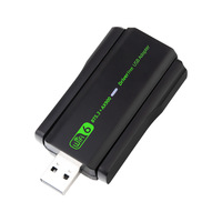 Adaptador USB Wifi 6 sin Controladores, Doble Banda 2.4GHz 5GHz, 900Mbps, Tarjeta de Red Inalámbrica, Receptor BT5.3 para PC