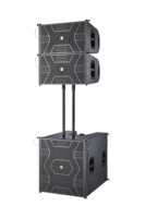 Système audio CVR Audio Factory, système de sonorisation actif, ligne de baffles de 12 pouces, caisson de basses actif de 21 pouces