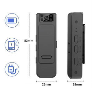กล้องติดตัวแบบหนีบหลังขนาดเล็กพิเศษ 1080P WiFi พร้อมอินฟราเรดมองเห็นในเวลากลางคืน ตรวจจับความเคลื่อนไหว ดูภาพตัวอย่างผ่านแอพ บันทึกภาพได้ - Product Image 1