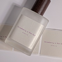 Autocollant en papier texturé spécial avec logo personnalisé en relief et estampage à chaud, effet nacré, imperméable, pour étiquettes de parfum haut de gamme en gros