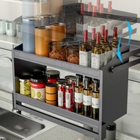 Cesto Elétrico Retrátil para Armário de Cozinha com Elevador Inteligente e Controle por Toque