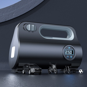 Bomba de aire portátil para coche de 12V con pantalla LCD, inflador de neumáticos recargable de 25L/min para coches pequeños y uso doméstico - Product Image 3