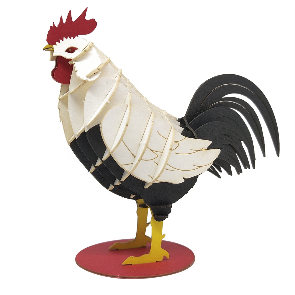 3D игрушки-пазлы из картона