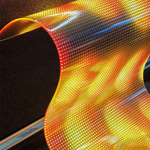 Affichage numérique Film LED transparent Panneaux en verre enroulable Écran LED souple d'intérieur pour magasin de détail et ascenseur - Product Image 2