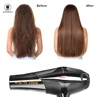 Sèche-cheveux puissant 2300W avec moteur AC, contrôle de vitesse multifonction, réglages de chaleur confortables, diffuseur de coiffage