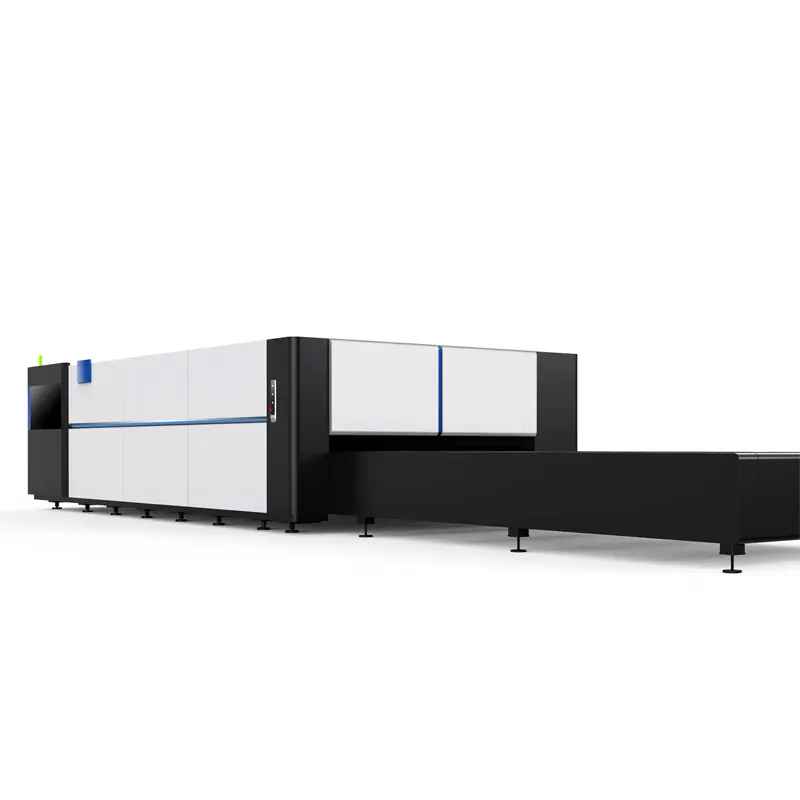 High Quality Full-cover Cnc Fiber Laser Cutting Machine 6kw Intelligent Control System Metal Sheet Metal Raycus Laser Source