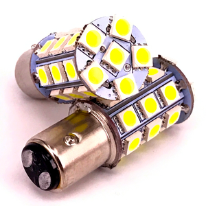 12V רכב אופנוע 1157 בלם אור 5050 27SMD <span class=keywords><strong>Led</strong></span> אוטומטי זנב גיבוי אור BAY15D P21/5W רכב 1157 הנורה - Product Image 1