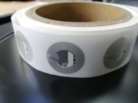 2022 le plus populaire Dia25mm NFC Tag Ntag213/215/216 Mini Tag 13.56MHz Interface de Communication contrôle d'accès RFID pour objet