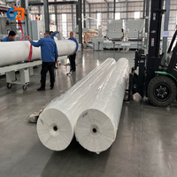 Géotextile en PET à longs fibres non tissées, résistant aux perforations (plus de 2,5 kN CBR), utilisé pour le drainage souterrain et la séparation des couches de sol dans les pavés.