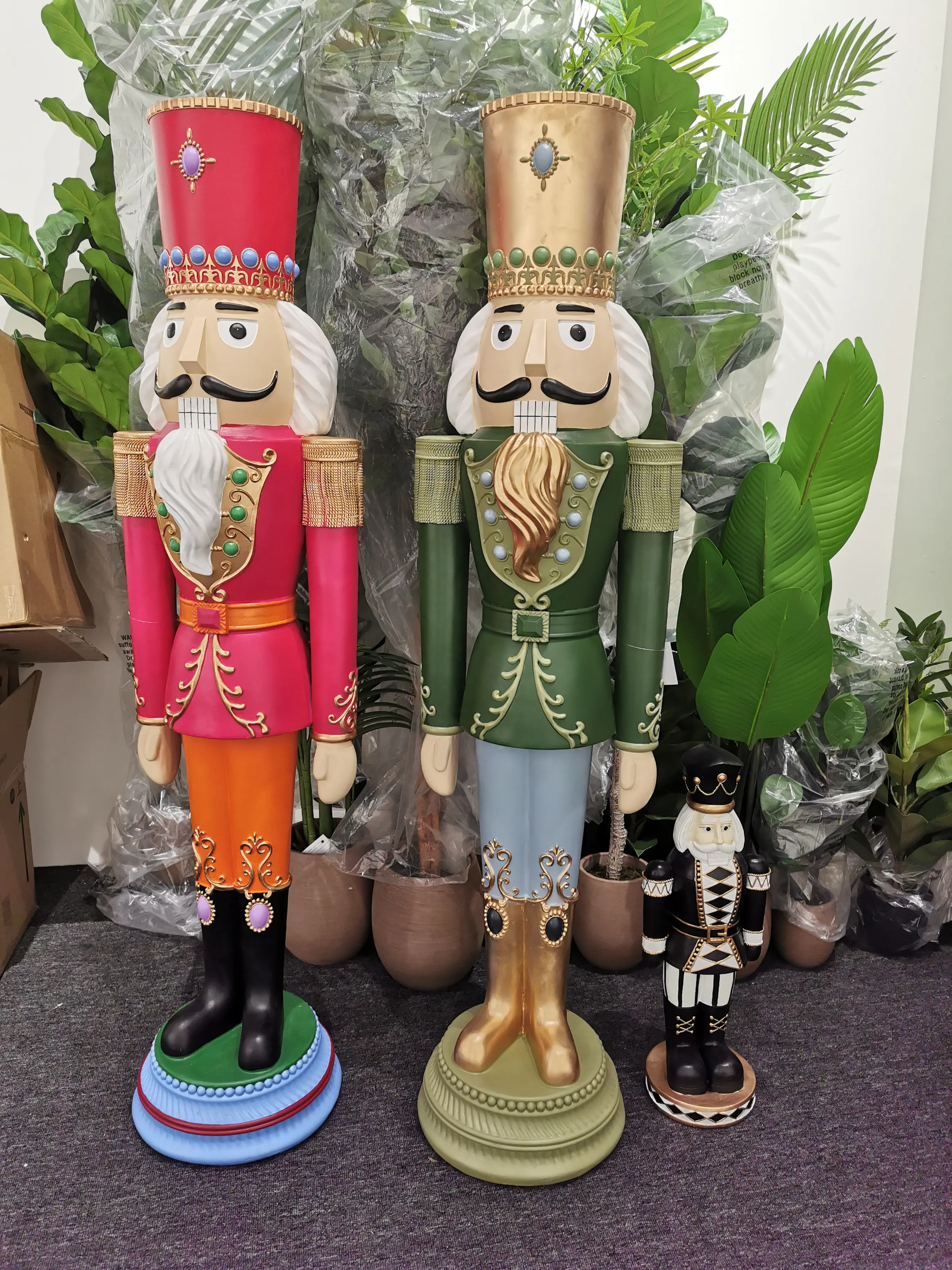 Giáng sinh Nutcracker ngoài trời/Nutcracker Giáng sinh khổng lồ/Nutcracker Soldier 6 ft Giáng sinh ngoài trời