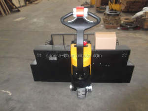 Truk Palet Medan Kasar Tangan Kualitas Tinggi 1,5ton dengan Roda Pu - Product Image 6