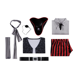 Disfraz de Pirata Capitán Jack Sparrow para Hombre, Conjunto de Disfraz para Halloween - Product Image 3