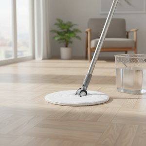 Gizmop 35 cm Floor Pad Microfiber Fabric Reusable Antibacterial Self-Wringer Sustainable 20,000+ Durability Parquet Stainless - Product Image 3