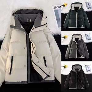 Chaqueta <span class=keywords><strong>de</strong></span> <span class=keywords><strong>Invierno</strong></span> Acolchada para Hombre, Informal, Transpirable, Ecológica, Reversible, Impermeable y Resistente al Viento, con Forro <span class=keywords><strong>de</strong></span> Plumón Cálido - Product Image 2