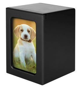 DECOR N UTILITY CRAFT Modern Luxury Eco-Friendly Dog Memorial <b>Urn</b> High Quality Customizable Wooden Rectangle Pet Casket Airtight - Product Image 4