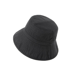 Sombrero de Pescador para Mujer, de Algodón Puro, Color Sólido, Plegable, Protección Solar, para Senderismo y Pesca al Aire Libre - Product Image 1