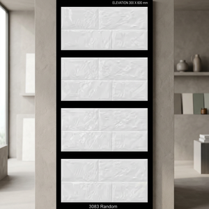 กระเบื้องบุผนังเซรามิกเคลือบดิจิตอลลายนูน ขนาด 300x600 มม. 30x60 ซม. 12x24 นิ้ว สำหรับตกแต่งผนังภายในและภายนอกอาคาร - Product Image 5