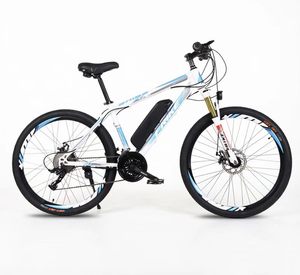 Bicicleta Eléctrica de Montaña de 26 Pulgadas, 21 Velocidades, Batería de Litio, Frenos de Disco, Bicicleta Todoterreno para Adultos - Product Image 2