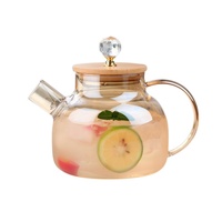 Nouvelle bouilloire électrique multifonctionnelle en verre résistant à la chaleur, style chinois, pour théière et chauffe-eau, haut de gamme, motif floral