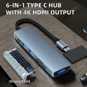 6 1 tipo <span class=keywords><strong>C</strong></span> <span class=keywords><strong>Hub</strong></span> 4K per HDMI Docking Station M.2 <span class=keywords><strong>NVME</strong></span> <span class=keywords><strong>SSD</strong></span> custodia custodia 100W PD ricarica 10Gbps <span class=keywords><strong>USB</strong></span>-<span class=keywords><strong>C</strong></span> 3.1 adattatore <span class=keywords><strong>USB</strong></span> <span class=keywords><strong>C</strong></span> <span class=keywords><strong>Hub</strong></span> - Product Image 5