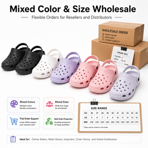 Sabots en EVA multicolores en gros, unisexes, légers, décontractés, pour hommes et femmes - Product Image 4