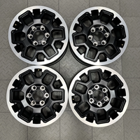 Jante en alliage d'aluminium SYAC OEM 17*8.0 pouces PCD6*139.7 style original noir usiné pour voiture de tourisme, compatible Tacoma 2025