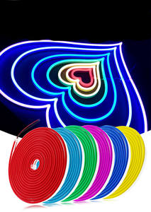 Neon Strip Light 6Mm 120 Leds Per <span class=keywords><strong>M</strong></span> Smd2835 Touw Flexibele Siliconen Buis Bar Waterdicht Diy Teken Voor Huisdecoratie - Product Image 2