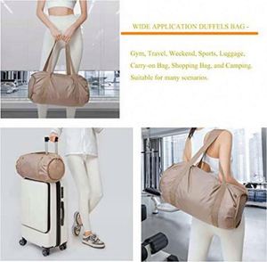 Bolsas de Viaje Plegables de Gran Capacidad, Bolsa Unisex, Equipaje, Bolsos Impermeables para Mujer, Bolsas de Viaje para Hombre, Organizador de Ropa y Accesorios - Product Image 6