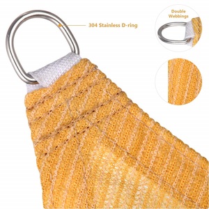 <span class=keywords><strong>Voile</strong></span> <span class=keywords><strong>d</strong></span>'<span class=keywords><strong>ombrage</strong></span> <span class=keywords><strong>d</strong></span>'extérieur, pare-soleil en HDPE noir et blanc, avec kits de quincaillerie en acier inoxydable - Product Image 6