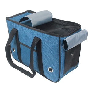 Pet Carrier Enclosed Double Roll Up Full Coverage Breathable Dog Cat Travel Bag 12 Jin Capacity - Product Image 5